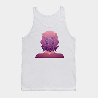 Purple-Haired Girl Tank Top